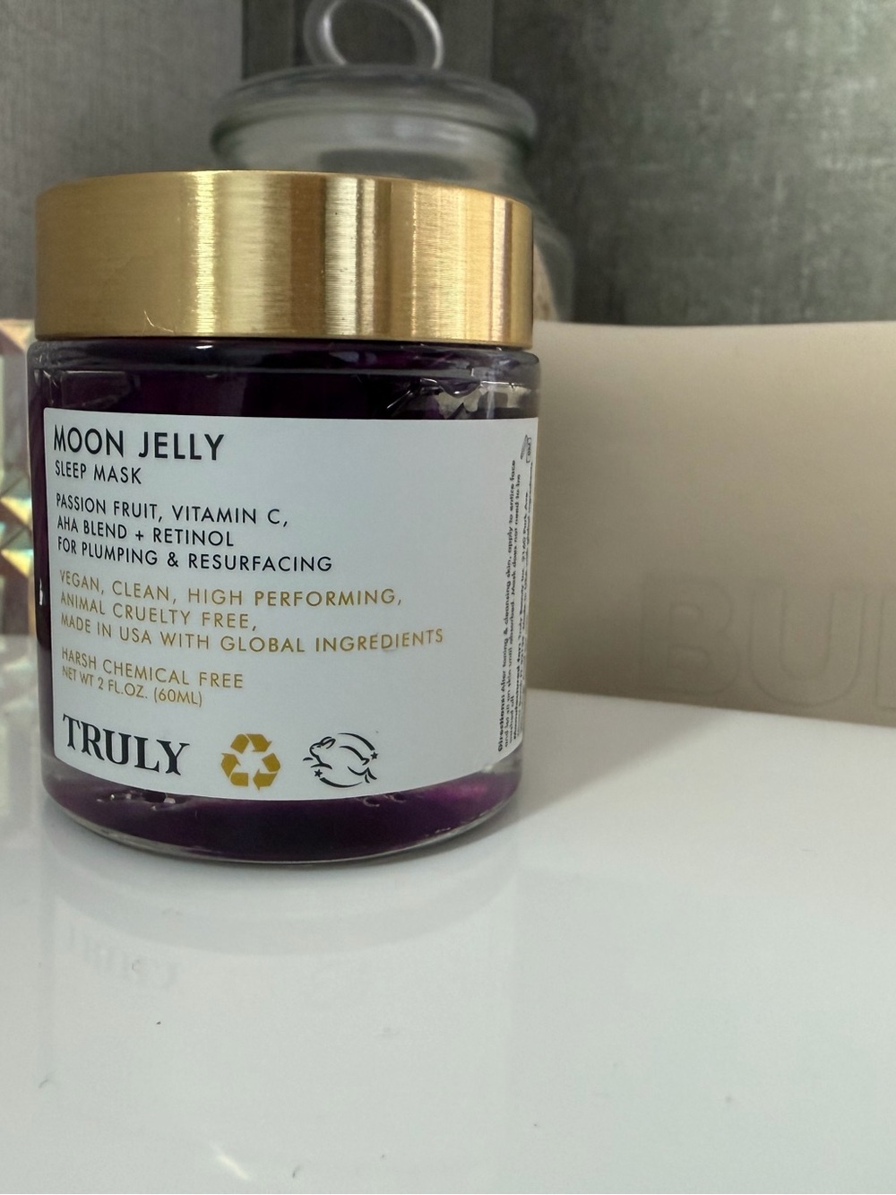 TRULY Purple Moon Jelly & Goodnight Moon Sleep Masks - Picture 4 of 5